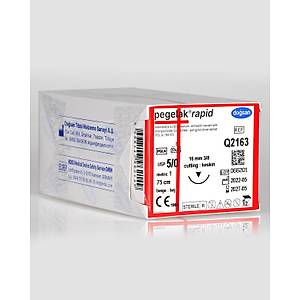 Do�san Pegelak Rapid 5/0 16mm 3/8 Ters Keskin 75cm PGLA Emilebilir S�tur Q2163