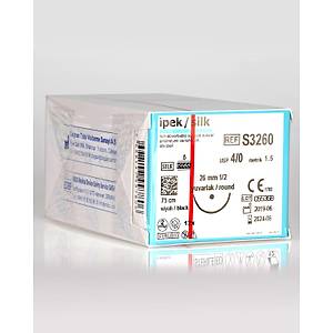 Do�san �pek 4/0 26mm 1/2 Yuvarlak 75cm Emilemeyen S�tur S3260