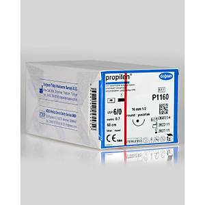 Do�san Propilen 6/0 16mm 1/2 Yuvarlak 60cm PP Emilemeyen S�tur P1160