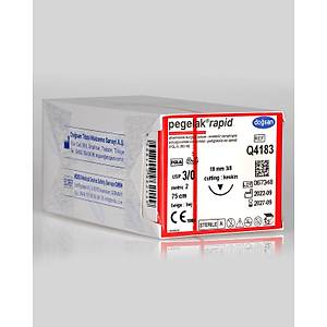 Do�san Pegelak Rapid 3/0 18mm 3/8 Ters Keskin 75cm PGLA Emilebilir S�tur Q4183