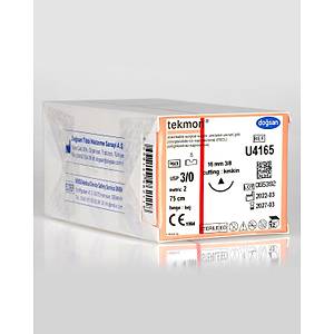 Do�san Tekmon 3/0 16mm 3/8 Keskin 75cm PGCL Emilebilir S�tur U4165