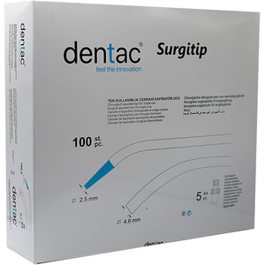 Dentac Surgitip Steril Cerrahi Aspirat�r Suction Ucu