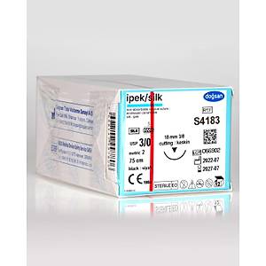 Do�san �pek 3/0 18mm 3/8 Ters Keskin 75cm Emilemeyen S�tur S4183