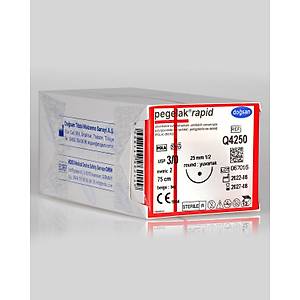 Do�san Pegelak Rapid 3/0 25mm 1/2 Yuvarlak 75cm PGLA Emilebilir S�tur Q4250