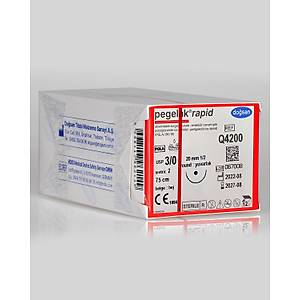 Do�san Pegelak Rapid 3/0 20mm 1/2 Yuvarlak 75cm PGLA Emilebilir S�tur Q4200