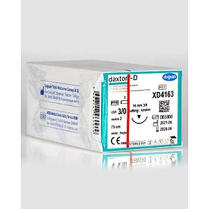 Do�san Daxton-D 3/0 16mm 3/8 Ters Keskin 75cm PTFE Emilemeyen S�tur XD4163