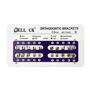 Well CK Metal Mini Bracket Set Roth 0.022 3-4-5 Hooks