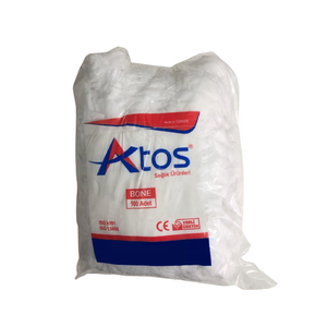 Atos Lastikli Bone Beyaz 100 L�