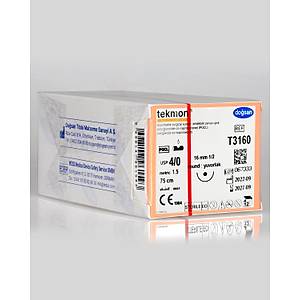 Do�san Tekmon 4/0 16mm 1/2 Yuvarlak 75cm PGCL Emilebilir S�tur T3160