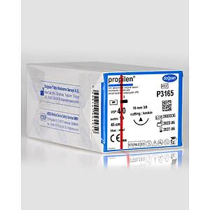 Doğsan Propilen 4/0 16mm 3/8 Keskin 45cm PP Emilemeyen Sütur P3165