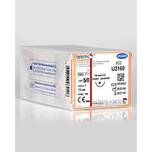 Do�san Tekmon 5/0 16mm 1/2 Yuvarlak 75cm PGCL Emilebilir S�tur U2160