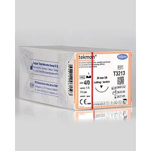 Do�san Tekmon 4/0 20mm 3/8 Ters Keskin 75cm PGCL Emilebilir S�tur T3213