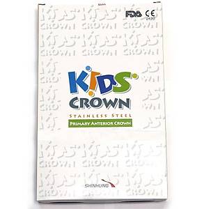 Shinhung Kids Crown Paslanmaz �elik Kron Primary Anterior �ntro Kit 72 Li