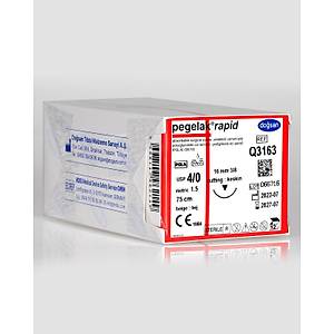 Do�san Pegelak Rapid 4/0 16mm 3/8 Ters Keskin 75cm PGLA Emilebilir S�tur Q3163