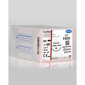 Do�san Trofilen 3/0 25mm 3/8 Keskin 45cm PVDF Emilemeyen S�tur F4255