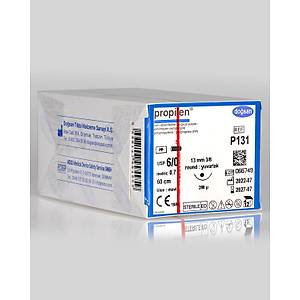 Do�san Propilen 6/0 13mm 3/8 Yuvarlak 60cm PP Emilemeyen S�tur P131