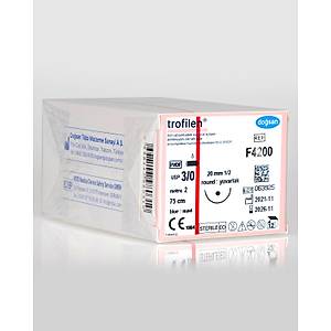 Do�san Trofilen 3/0 20mm 1/2 Yuvarlak 75cm PVDF Emilemeyen S�tur F4200