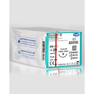 Do�san Daxton-D 2/0 19mm 3/8 Ters Keskin 75cm PTFE Emilemeyen S�tur XD5193