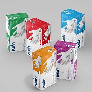 Koinsmh Lateks Pudral� Muayene Eldiveni Beyaz