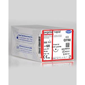 Do�san Pegelak Rapid 6/0 16mm 1/2 Yuvarlak 45cm PGLA Emilebilir S�tur Q1160