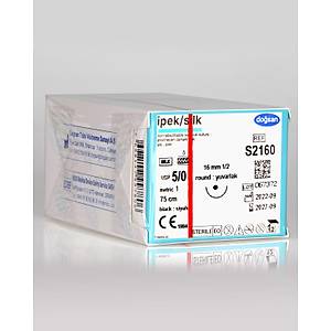 Do�san �pek 5/0 16mm 1/2 Yuvarlak 75cm Emilemeyen S�tur S2160