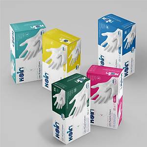 Koinsmh Lateks Pudras�z Muayene Eldiveni Beyaz