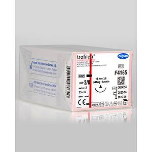 Do�san Trofilen 3/0 16mm 3/8 Keskin 75cm PVDF Emilemeyen S�tur F4165