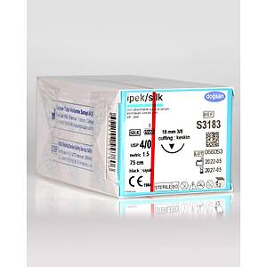 Do�san �pek 4/0 18mm 3/8 Ters Keskin 75cm Emilemeyen S�tur S3183