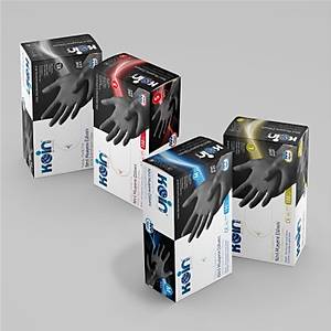 Koinsmh Nitril Pudras�z Muayene Eldiveni Siyah