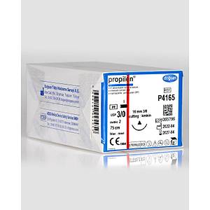 Doğsan Propilen 3/0 16mm 3/8 Keskin 75cm Emilemeyen Sütur P4165