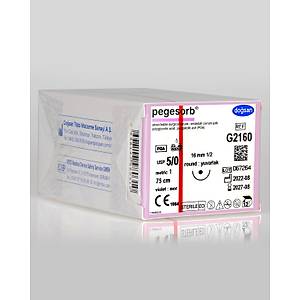 Do�san Pegesorb 5/0 16mm 1/2 Yuvarlak 75cm PGA Emilebilir S�tur G2160