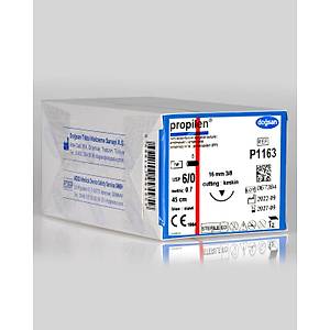 Do�san Propilen 6/0 16mm 3/8 Ters Keskin 45cm PP Emilemeyen S�tur P1163