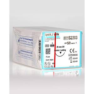 Do�san �pek 5/0 20mm 3/8 Ters Keskin 75cm Emilemeyen S�tur S2203