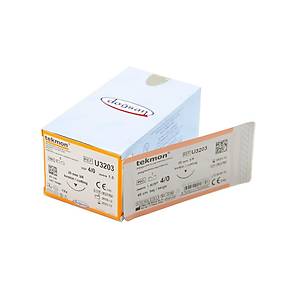 Do�san Tekmon 4/0 20mm 3/8 Ters Keskin 45cm PGCL Emilebilir S�tur U3203