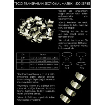 Tecci Transparan Sectional Matrix 500 Series