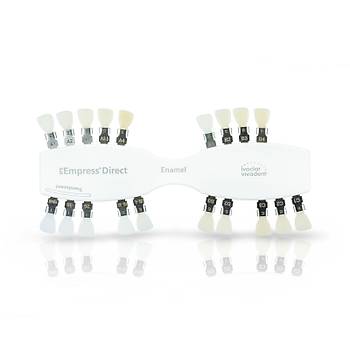 voclar Vivadent IPS Empress Direct Shade Guide Enamel Renk Skalas