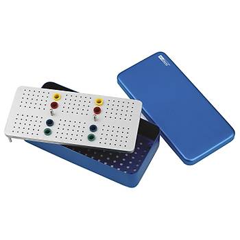 Diadent Endobox Dikdrtgen Oblong Orta Boy Mavi