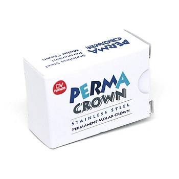 Shinhung Perma Crown Paslanmaz elik Kron Yetikin Molar Refil 10 Lu