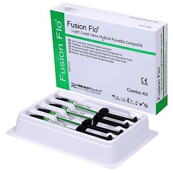 Prevest DenPro Fusion Flo Ikla Krlenen Nano Hibrit Akkan Kompozit Kombo Kit