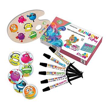 Cerkamed Rainbow Flow Renkli Akkan Kompozit