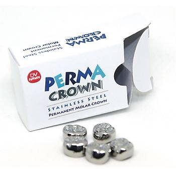 Shinhung Perma Crown Paslanmaz elik Kron Yetikin Molar Refil 10 Lu