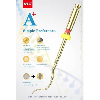 N�C Superline A+ File One Shape Gold Kanal E�esi