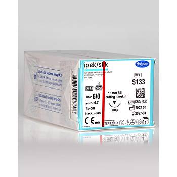 Dosan pek 6/0 16mm 3/8 Keskin 45cm Emilemeyen Stur S133