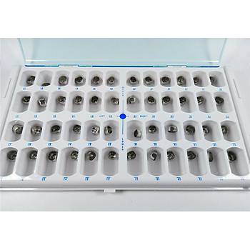 Shinhung Kids Crown Paslanmaz elik Kron Primary Molar ntro Kit 48 Li