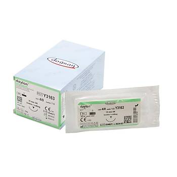 Doğsan Daylon 4/0 16mm 3/8 Ters Keskin 45cm PA Emilemeyen Sütur Y3163