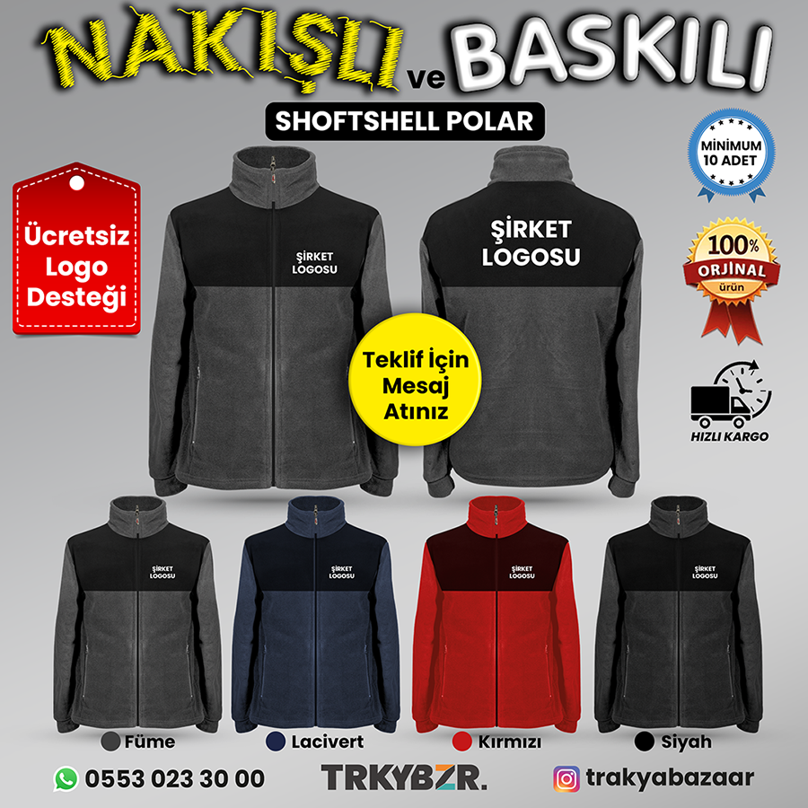 Tişört Gelsin Shoft Shell Polar