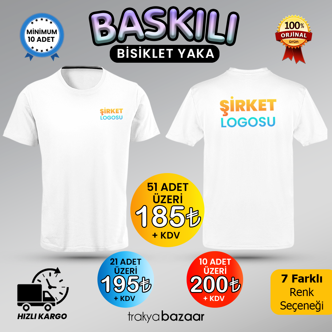 TİŞÖRT GELSİN B KALİTE Baskılı Tişört