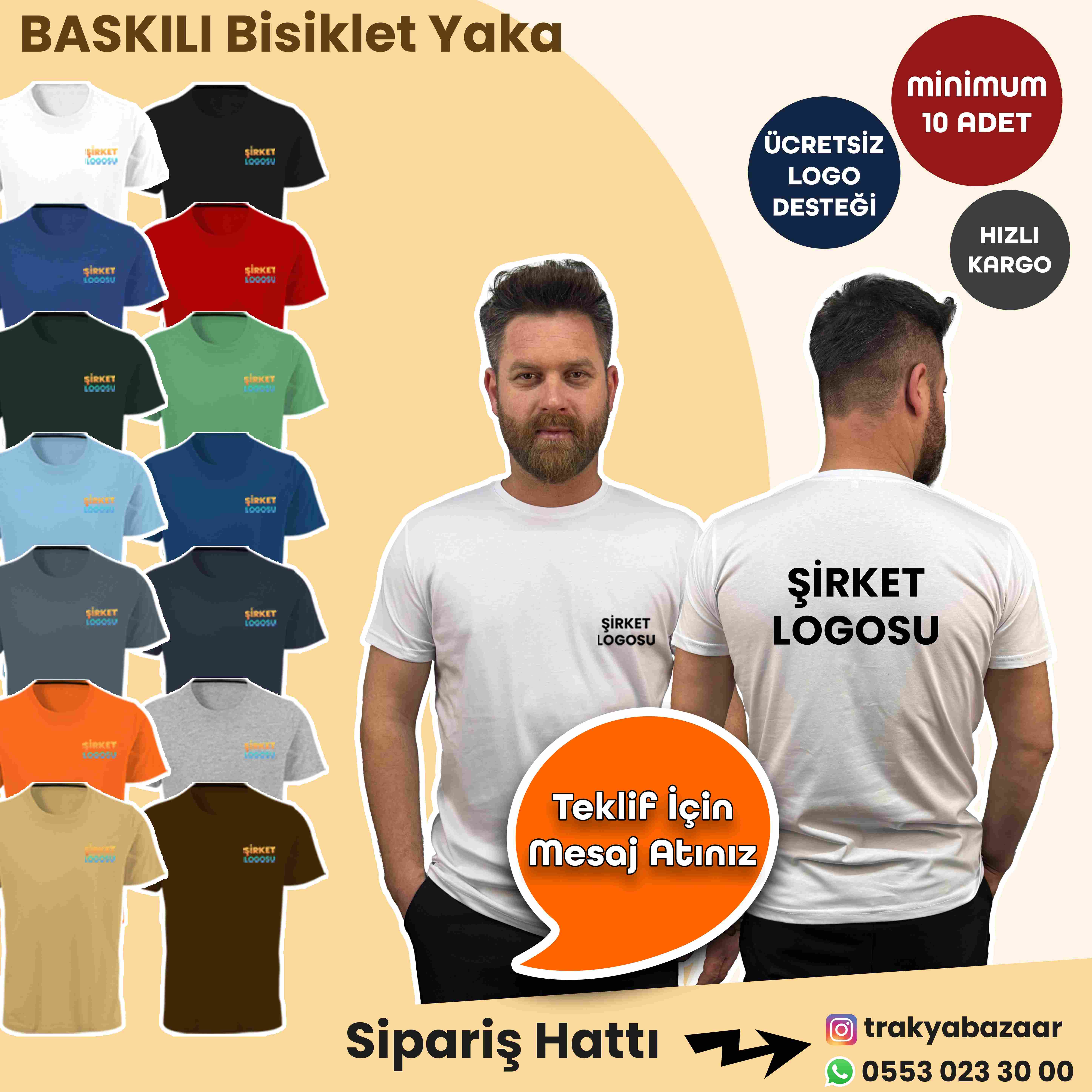 TRAKYA BAZAAR Baskılı Tişört