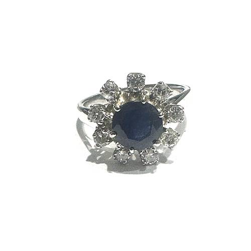 P�rlanta ve Safir y�z�k