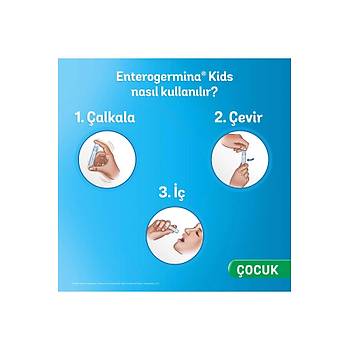 Enterogermina Kids 10 Flakon 2 Milyar Bacillus Clausii Sporu İçeren Probiyotik